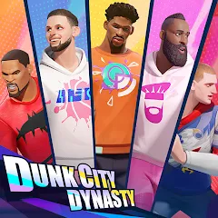 Скачать взломанную Dunk City Dynasty (Данк Сити Династия)  [МОД Много денег] - стабильная версия apk на Андроид