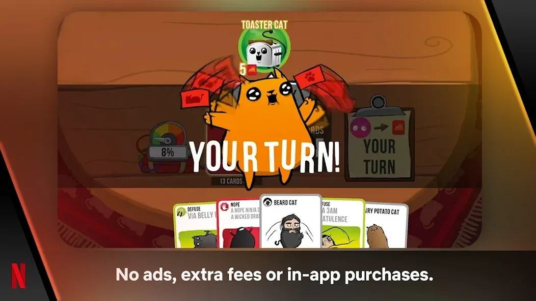 Exploding Kittens - The Game  [МОД Меню] Screenshot 1