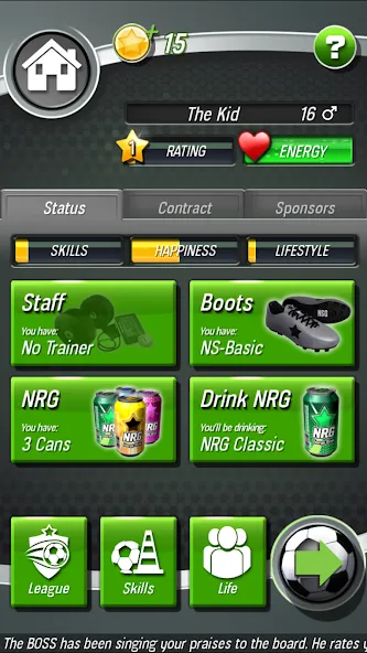 New Star Soccer (Нью Стар Соккер)  [МОД Mega Pack] Screenshot 4