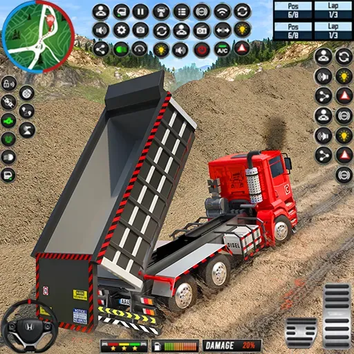 Cargo Truck Driving Truck Game (Ойл трек геймс симулятор 3D)  [МОД Много монет] Screenshot 1