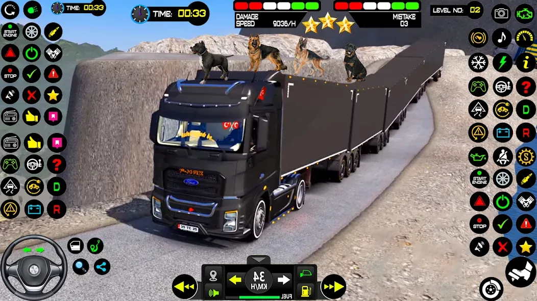 Cargo Truck Driving Truck Game (Ойл трек геймс симулятор 3D)  [МОД Много монет] Screenshot 2