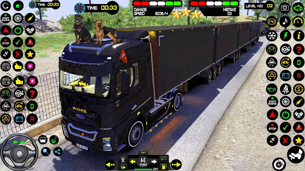 Cargo Truck Driving Truck Game (Ойл трек геймс симулятор 3D)  [МОД Много монет] Screenshot 3