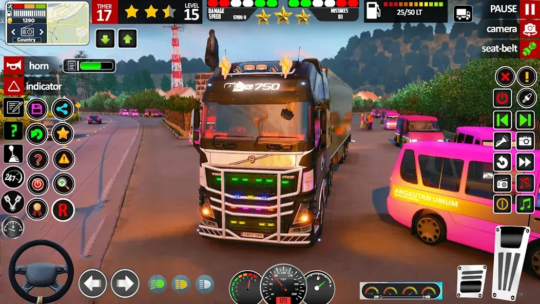 Cargo Truck Driving Truck Game (Ойл трек геймс симулятор 3D)  [МОД Много монет] Screenshot 5