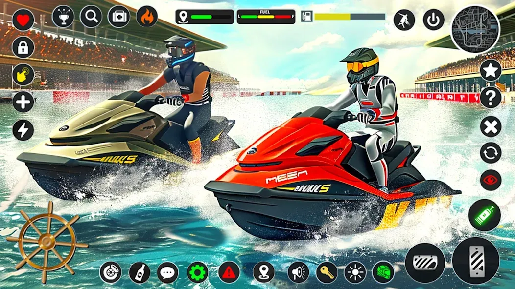 Jetski Boat Racing: Boat Games (Джетски Гонки на лодках)  [МОД Много денег] Screenshot 3