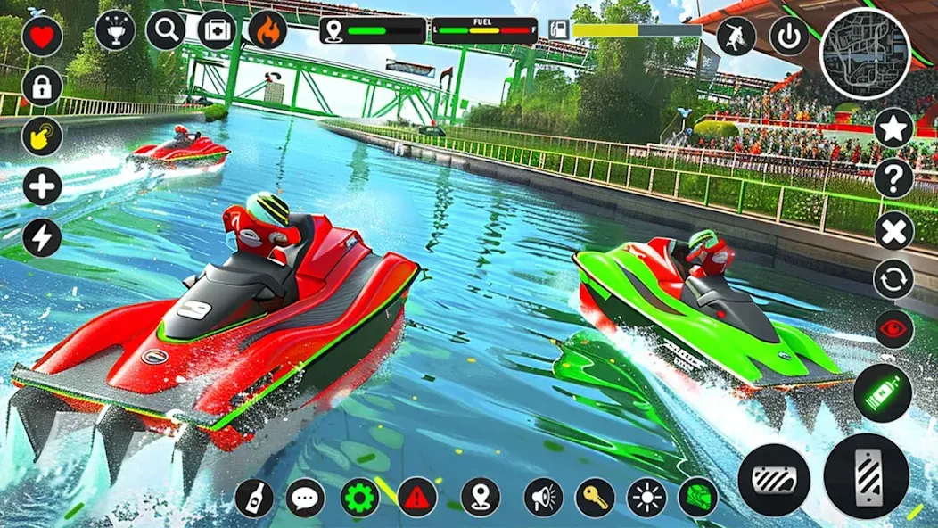 Jetski Boat Racing: Boat Games (Джетски Гонки на лодках)  [МОД Много денег] Screenshot 4