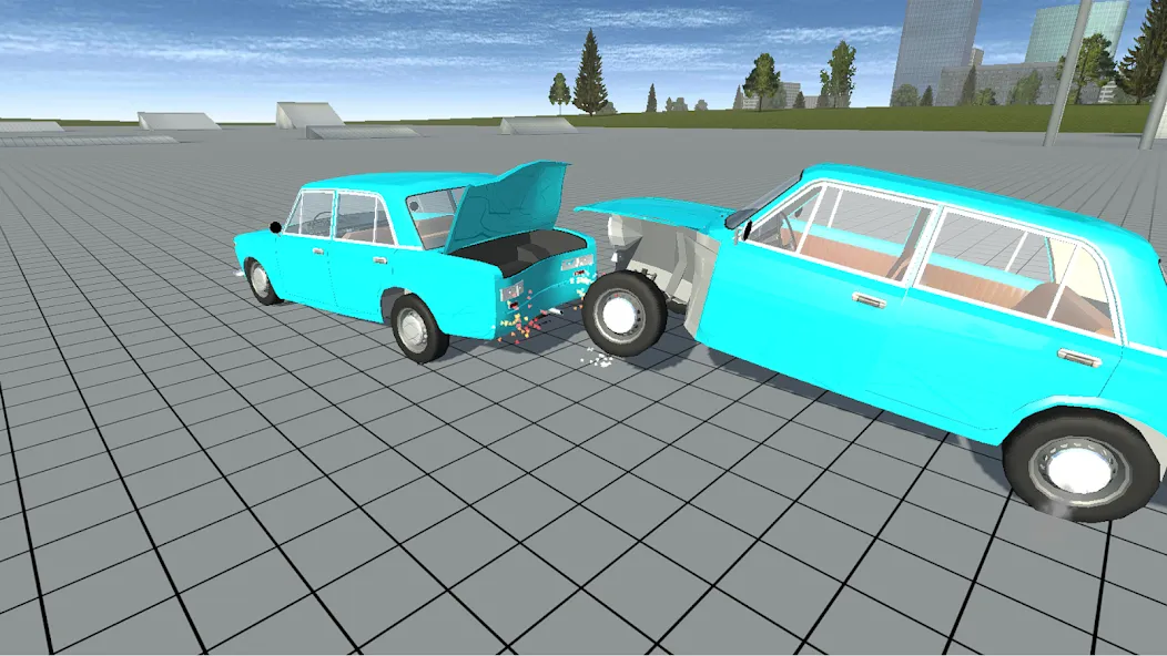 Simple Car Crash Physics Sim (Симулятор физики простого автомобильного столкновения)  [МОД Mega Pack] Screenshot 4