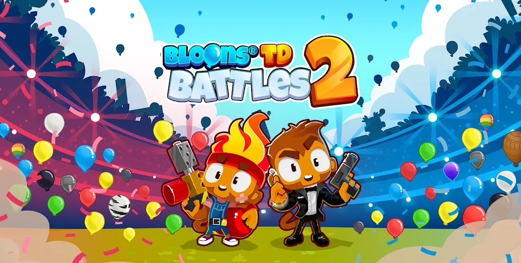 Bloons TD Battles 2 (Блунс ТД Батлс 2)  [МОД Все открыто] Screenshot 1