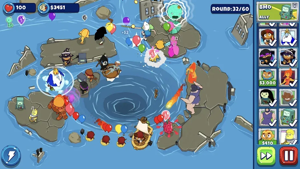 Bloons Adventure Time TD (Блунс Приключения Времени ТД)  [МОД Все открыто] Screenshot 2