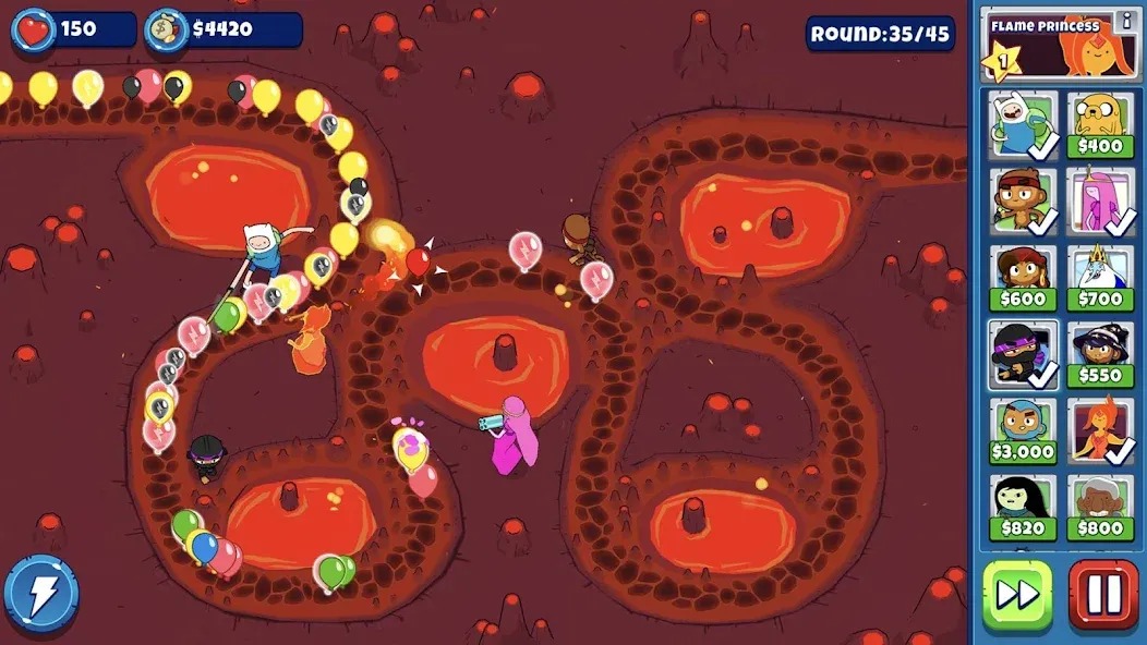 Bloons Adventure Time TD (Блунс Приключения Времени ТД)  [МОД Все открыто] Screenshot 4