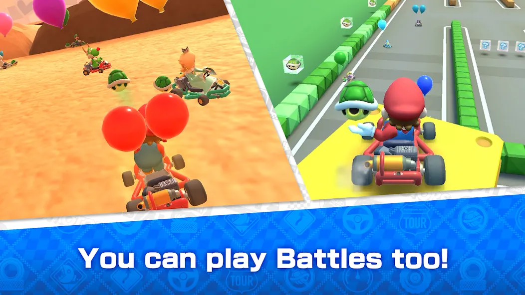 Mario Kart Tour (Марио Карт Тур)  [МОД Меню] Screenshot 1