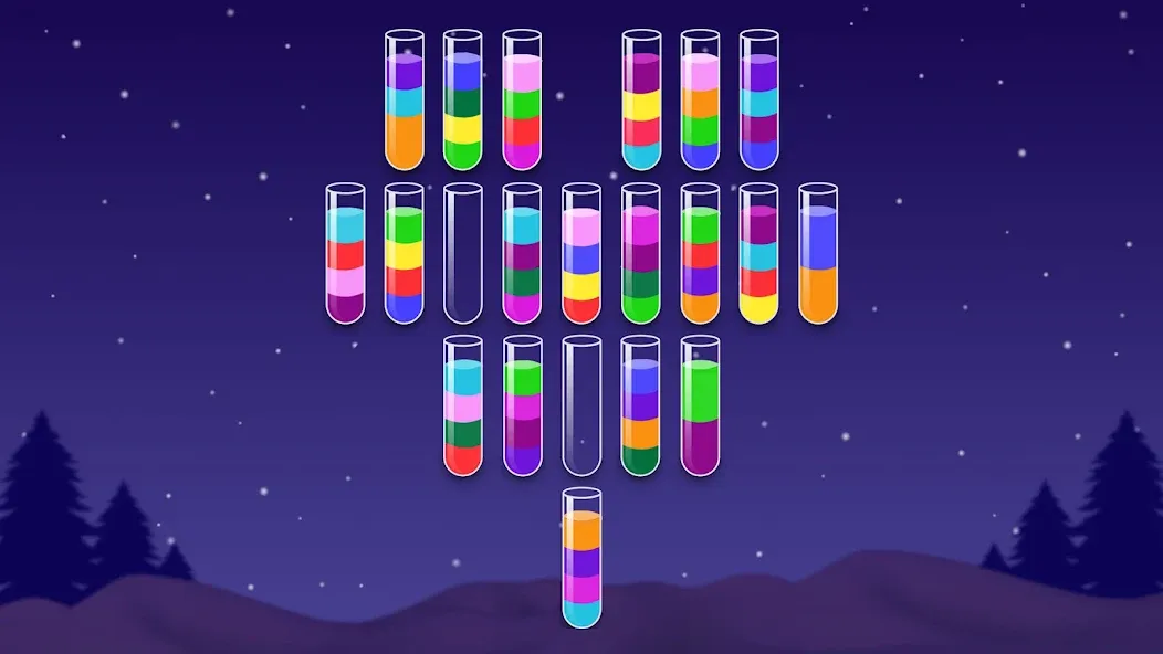 Color Water Sort Wooden Puzzle (Цвет воды Сорт Вуди Пазл)  [МОД Меню] Screenshot 3