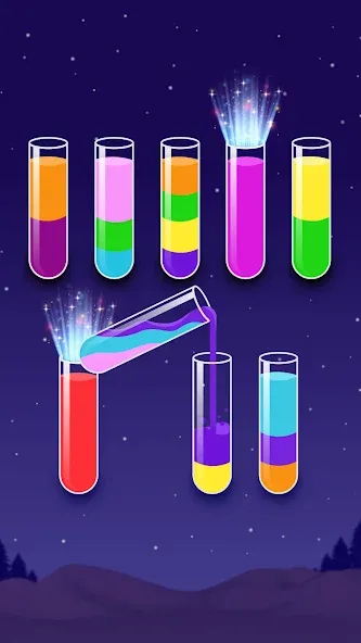 Color Water Sort Wooden Puzzle (Цвет воды Сорт Вуди Пазл)  [МОД Меню] Screenshot 4