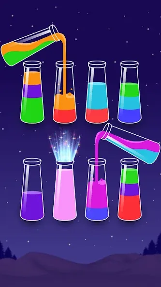 Color Water Sort Wooden Puzzle (Цвет воды Сорт Вуди Пазл)  [МОД Меню] Screenshot 5