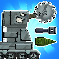 Взломанная Tanks Arena io: Craft & Combat (Танки Арена ио)  [МОД Mega Pack] - последняя версия apk на Андроид