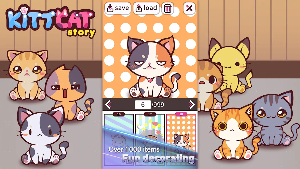 KittCat Story : Cat Maker (Киткэт Стори)  [МОД Много денег] Screenshot 4