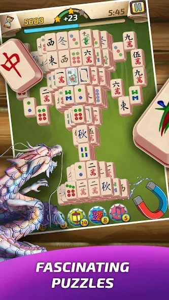 Mahjong Village  [МОД Много денег] Screenshot 1