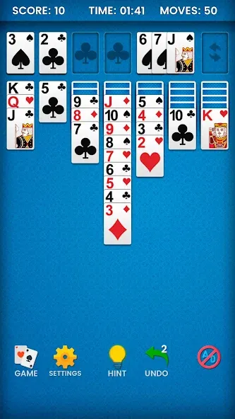 Klondike Solitaire (Клондайк солитер)  [МОД Много денег] Screenshot 2