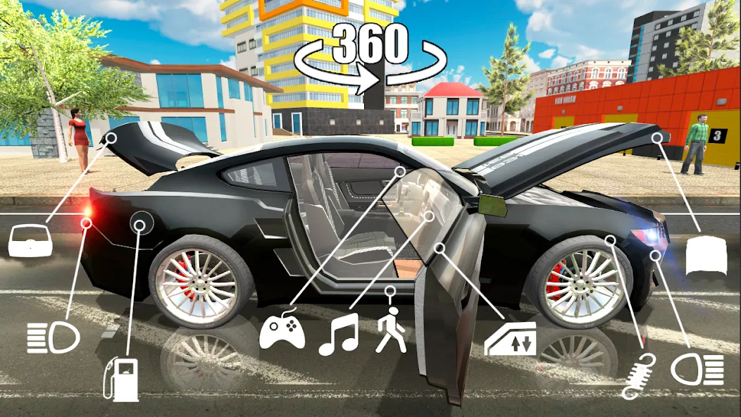 Car Simulator 2  [МОД Бесконечные деньги] Screenshot 1