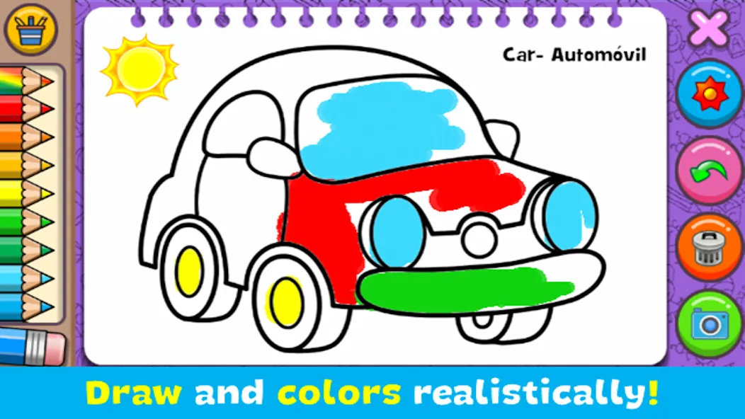 Coloring & Learn  [МОД Бесконечные монеты] Screenshot 1