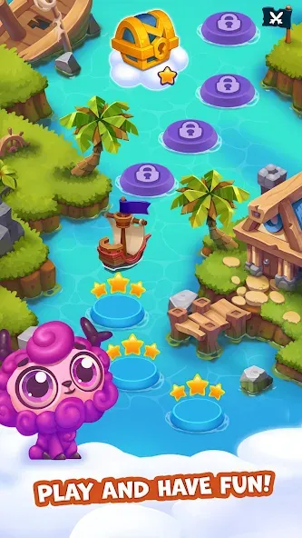 Pirate Treasures: Jewel & Gems  [МОД Unlocked] Screenshot 1