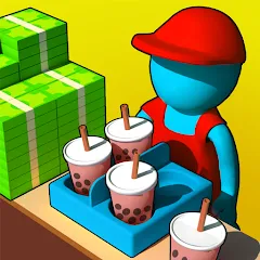 Взломанная My Mini Boba Tea Cafe Tycoon (Экстримные Гонки на Велосипедах)  [МОД Меню] - стабильная версия apk на Андроид