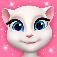 Взломанная My Talking Angela  [МОД Menu] - последняя версия apk на Андроид