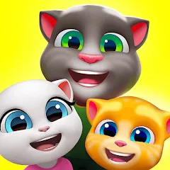 Взлом My Talking Tom Friends  [МОД Много монет] - последняя версия apk на Андроид