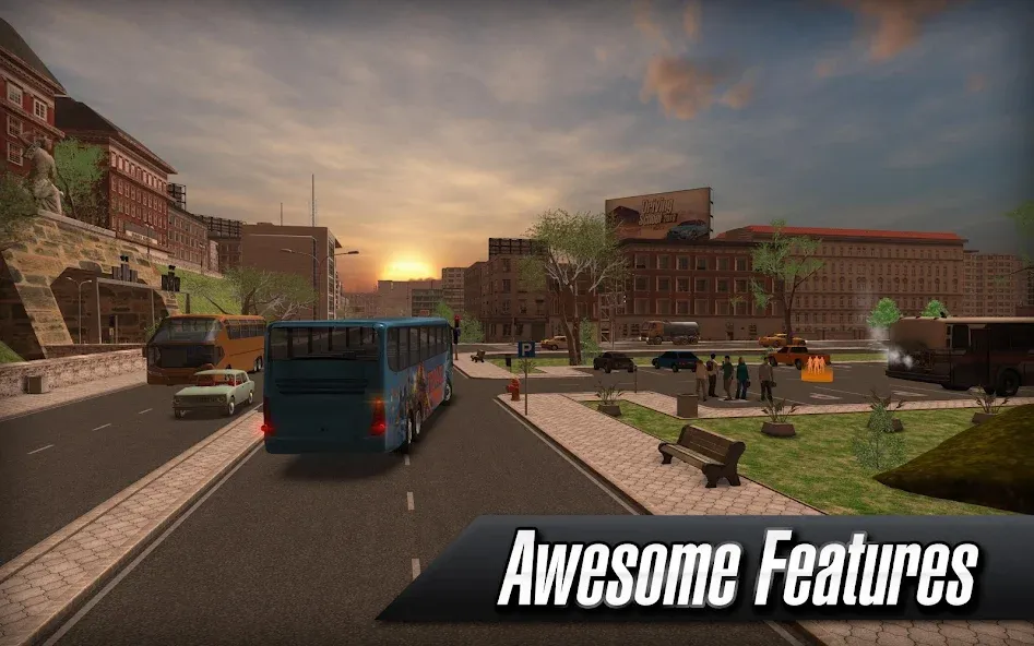 Coach Bus Simulator (Коуч Бас Симулятор)  [МОД Menu] Screenshot 5