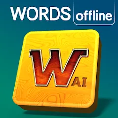 Скачать взлом Words AI Friends Classic  [МОД Unlocked] - полная версия apk на Андроид