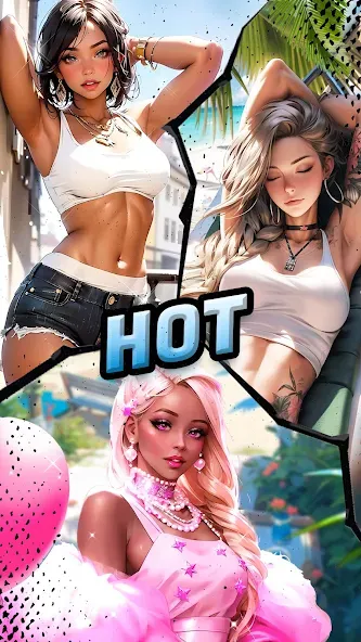 Adult Sexy Coloring Games  [МОД Много монет] Screenshot 2