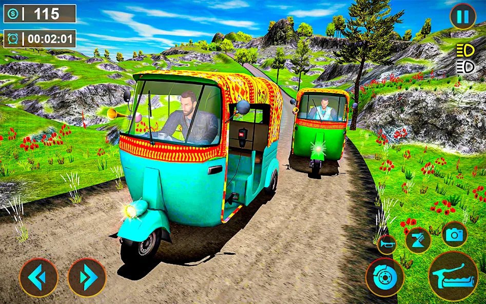 Tuk Tuk Offroad Auto Rickshaw (Тук Тук оффроуд автомобильный рикша)  [МОД Unlocked] Screenshot 1