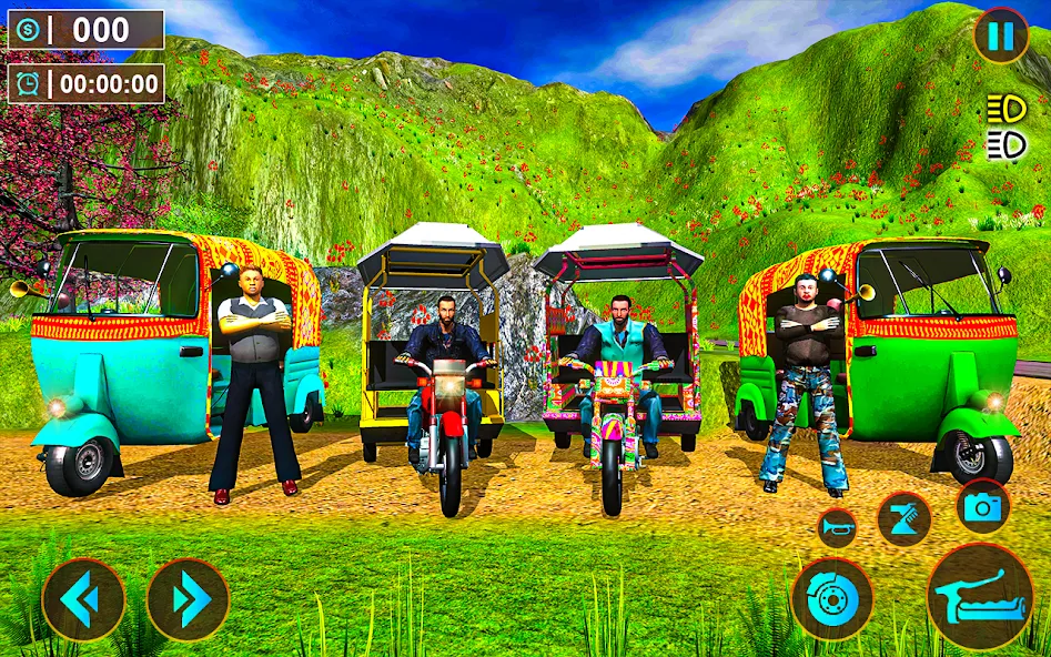 Tuk Tuk Offroad Auto Rickshaw (Тук Тук оффроуд автомобильный рикша)  [МОД Unlocked] Screenshot 3