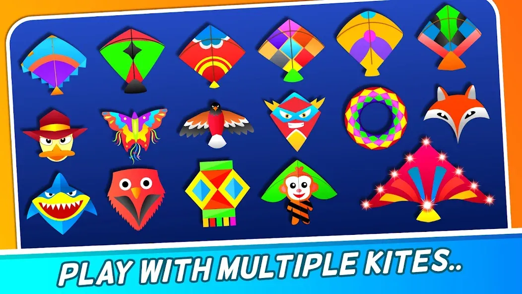 Indian Kite Flying 3D (Индийский воздушный змей 3Д)  [МОД Menu] Screenshot 1