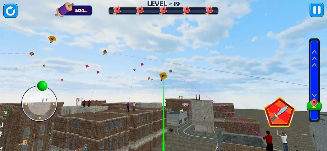 Indian Kite Flying 3D (Индийский воздушный змей 3Д)  [МОД Menu] Screenshot 2