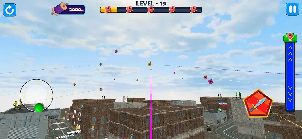 Indian Kite Flying 3D (Индийский воздушный змей 3Д)  [МОД Menu] Screenshot 3