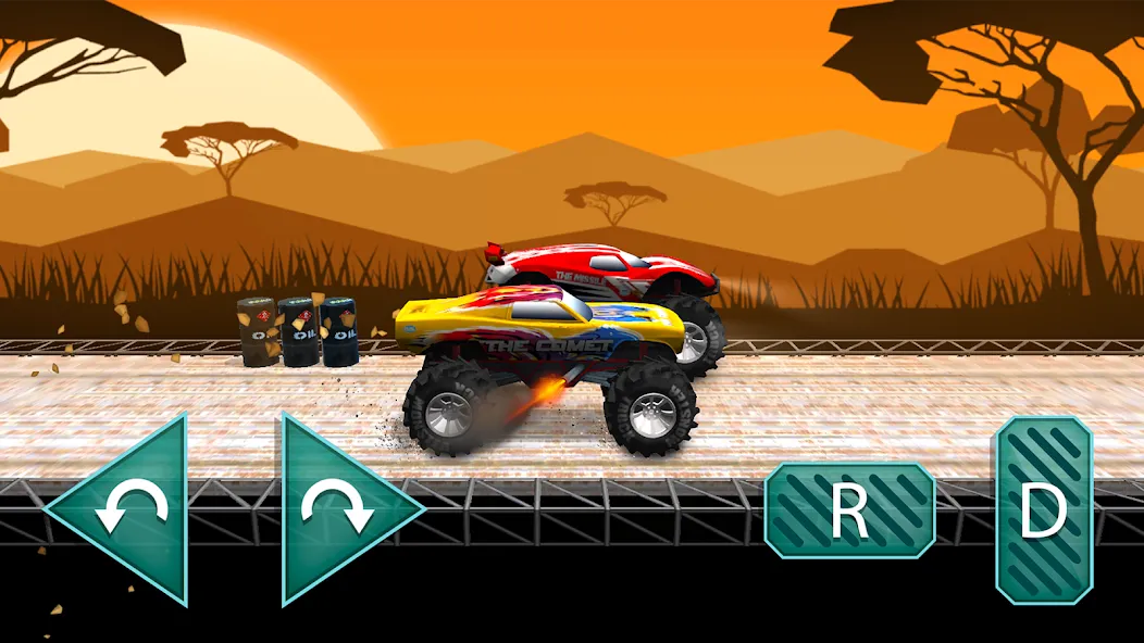 Monster truck: Extreme racing  [МОД Много денег] Screenshot 4