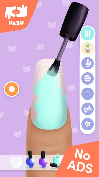 Girls Nail Salon - Kids Games  [МОД Menu] Screenshot 2