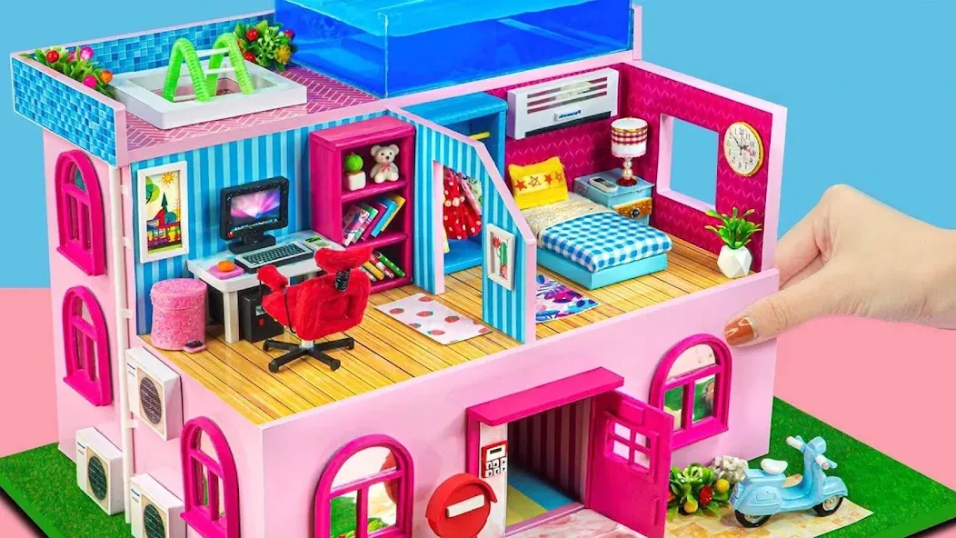 Girl Doll House Design Games (Дизайнерские игры для девочек Домик для кукол)  [МОД Меню] Screenshot 3