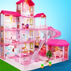 Скачать взлом Girl Doll House Design Games (Дизайнерские игры для девочек Домик для кукол)  [МОД Меню] - последняя версия apk на Андроид