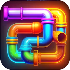 Скачать взломанную Pipe Puzzle Connect (Пайп Пазл Коннект)  [МОД Все открыто] - стабильная версия apk на Андроид