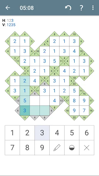 Kakuro (Cross Sums)  [МОД Mega Pack] Screenshot 5