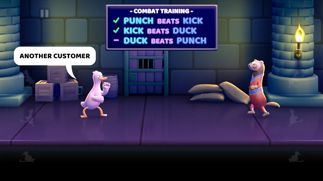 Punch Kick Duck (Панч Кик Дак)  [МОД Бесконечные монеты] Screenshot 1