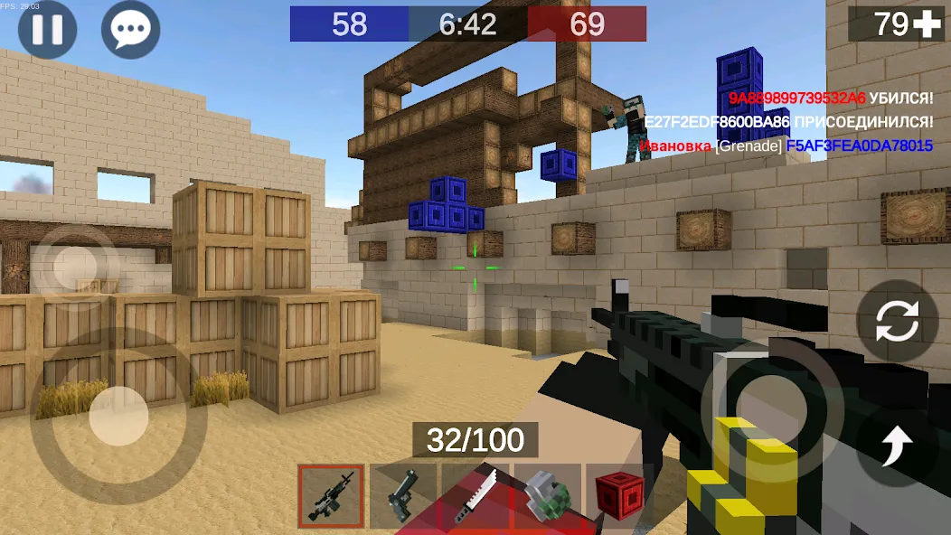 Pixel Combats 2: Gun games PvP  [МОД Unlimited Money] Screenshot 1