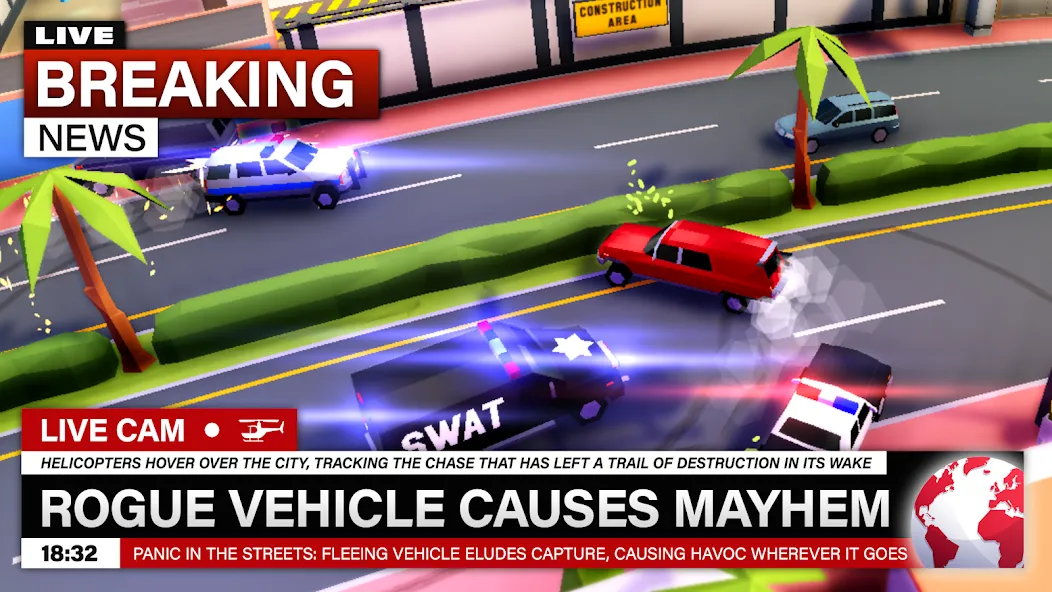 Reckless Getaway 2: Car Chase (Реклесс Гетавей 2)  [МОД Mega Pack] Screenshot 1