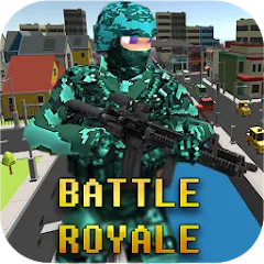 Скачать взлом Pixel Combat: Battle Royale (Пиксельный бой)  [МОД Много денег] - стабильная версия apk на Андроид