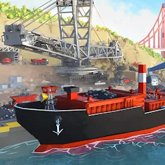 Взломанная Port City: Ship Tycoon (Порт Сити)  [МОД Меню] - полная версия apk на Андроид