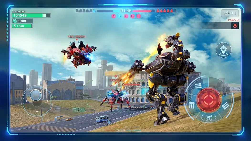 War Robots Multiplayer Battles  [МОД Unlimited Money] Screenshot 4