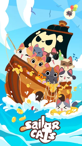 Sailor Cats (эйлор Кэтс)  [МОД Меню] Screenshot 2