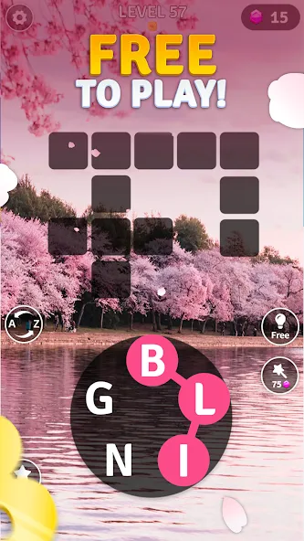 Word Breeze - Earn Bitcoin (Уорд Бриз)  [МОД Меню] Screenshot 3
