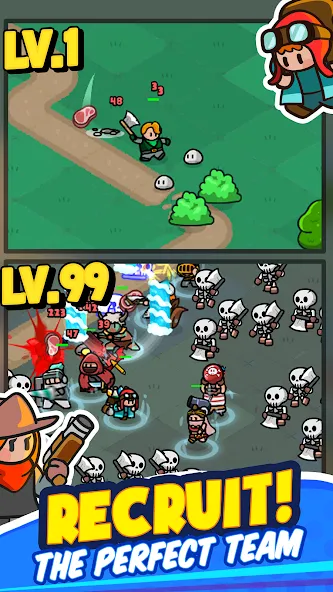 Rumble Heroes - Adventure RPG (Рамбл Хироес)  [МОД Меню] Screenshot 4